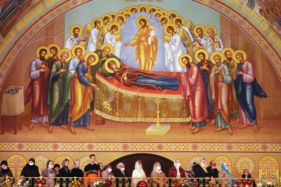 Празднование Рождества Христова в соборе в Калининграде