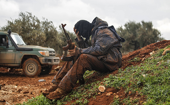 Сирийский повстанец.&nbsp;2015 год


