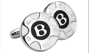 Серебряные запонки Bentley за 280 евро