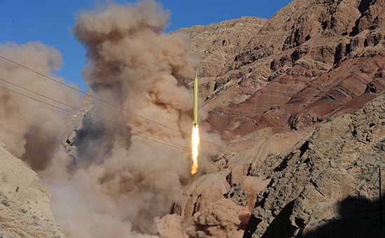 Запуск баллистической ракеты в Иране, 9 марта 2016 года



