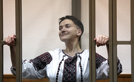 Украинская военнослужащая Надежда Савченко


