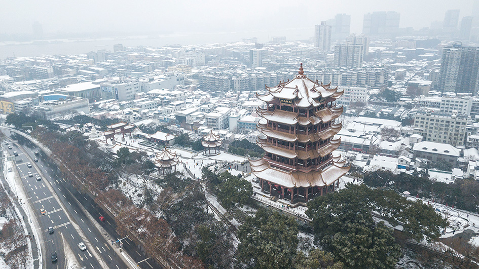 Зима в Китае. Город Ухань