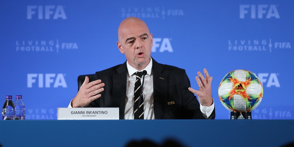 Президент ФИФА Джанни Инфантино
