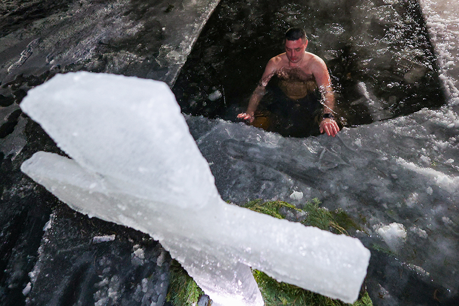 Празднование Крещения Господня в Волгограде.