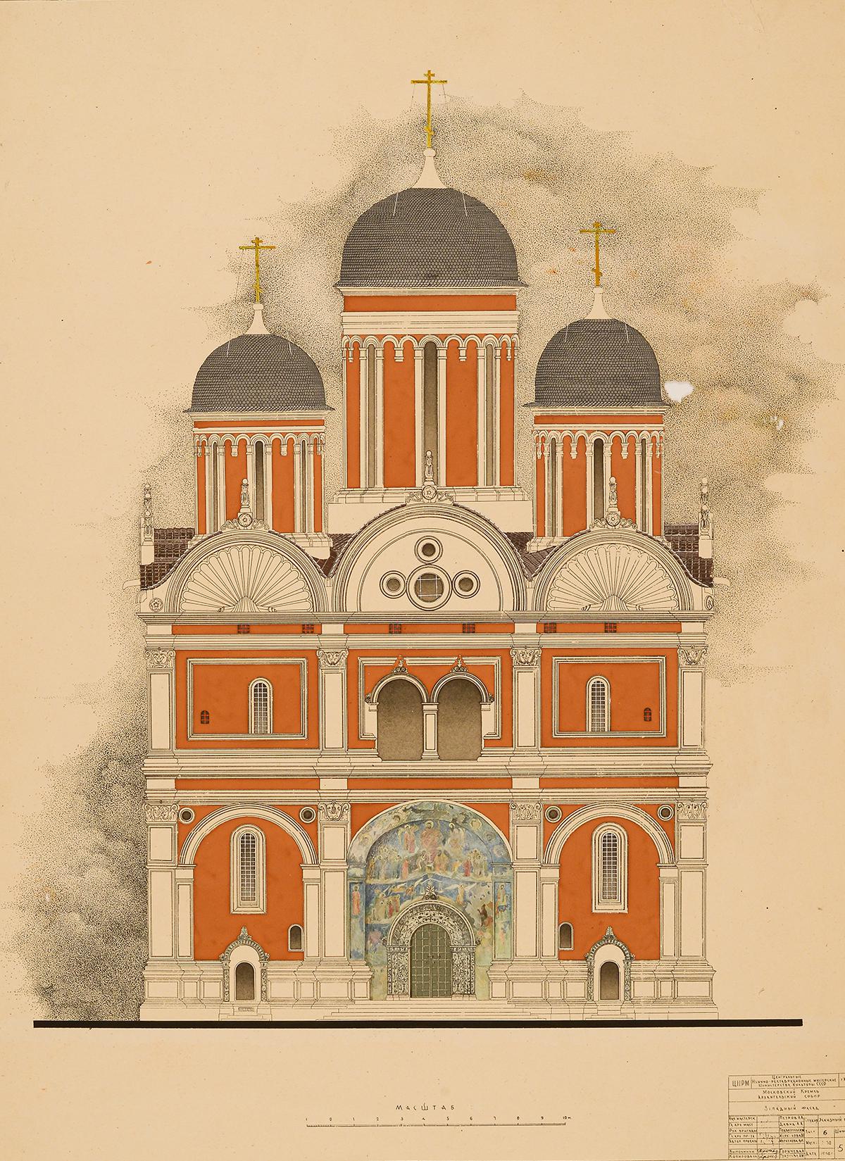 Архангельский собор в Московском Кремле.&nbsp;1968 год
&nbsp;