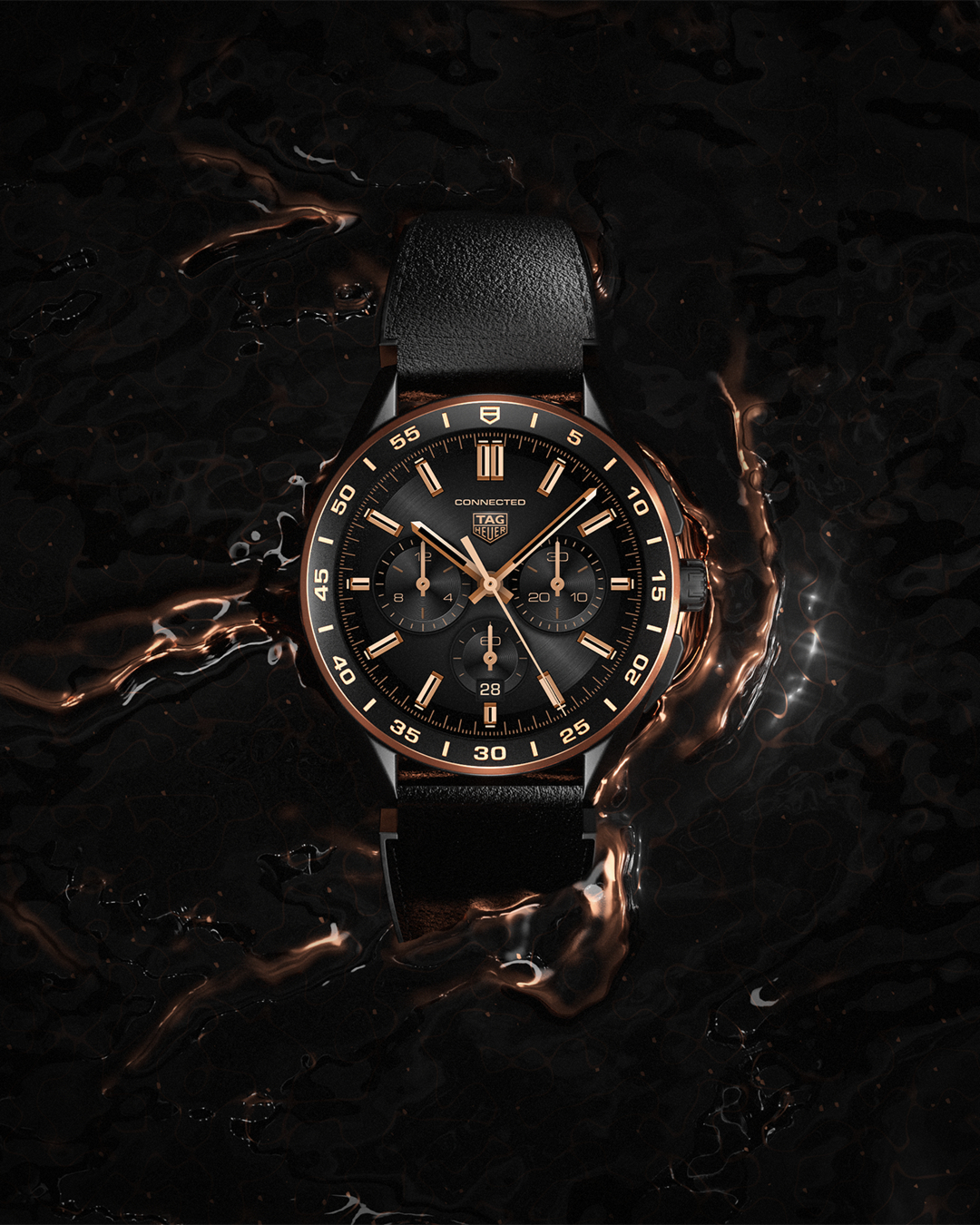 Часы Connected Bright Black Edition, TAG Heuer