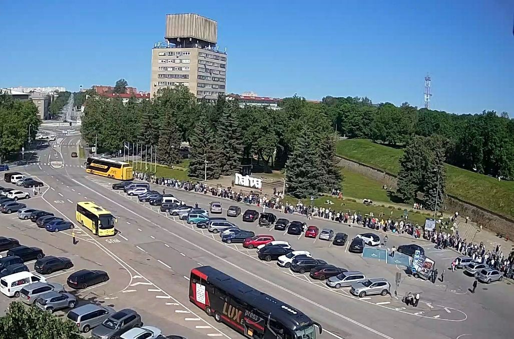 Погранпереход &laquo;Нарва&nbsp;&mdash; Ивангород&raquo; 15 июня 2025 года