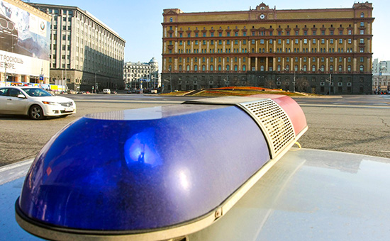 Вид на&nbsp;здание Федеральной службы безопасности России (ФСБ) на Лубянской площади


