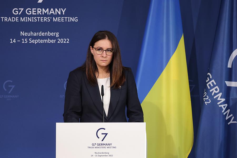 Юлия Свириденко на саммите&nbsp;G7, 2022 год