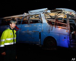 В Испании разбился автобус с финскими туристами