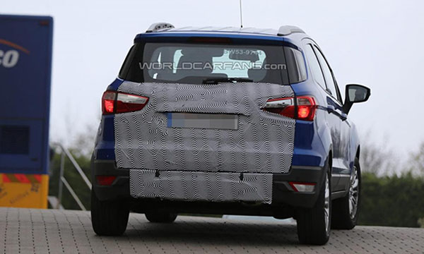 Ford EcoSport лишится запасного колеса на задней двери