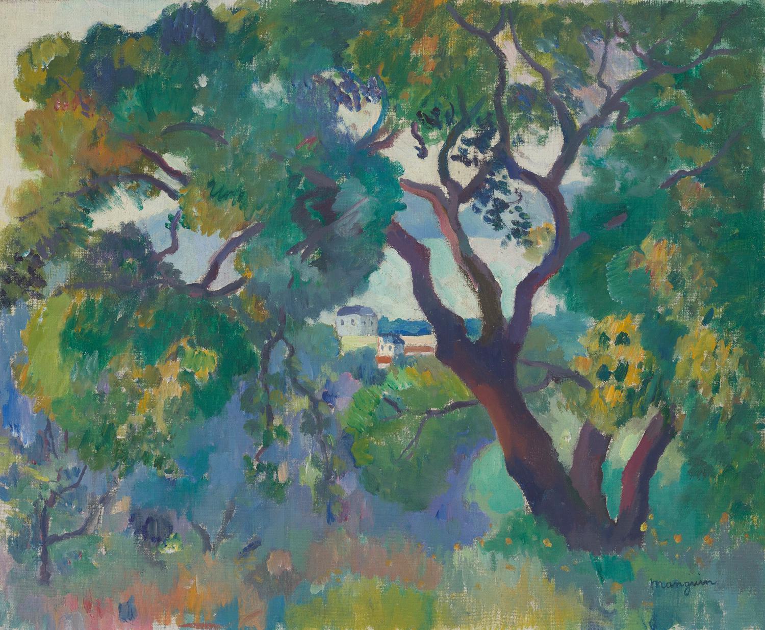 Анри Манген. «Пейзаж в Сен-Тропе», 1905. Государственный Эрмитаж