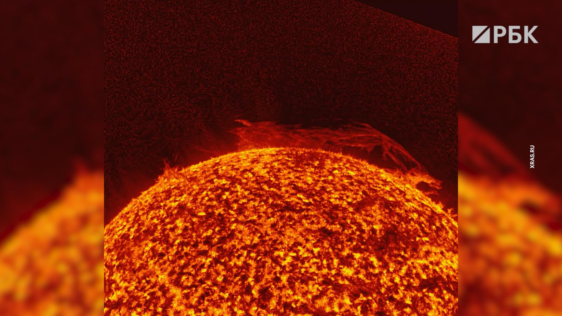 Солнце выбросило «царь-протуберанец» в 80 раз больше Земли