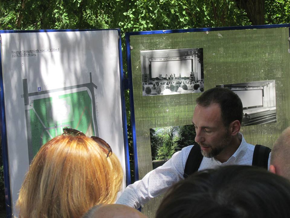 Архитектор Анатолий Мосин, автор проекта благоустройства парка им.Собино