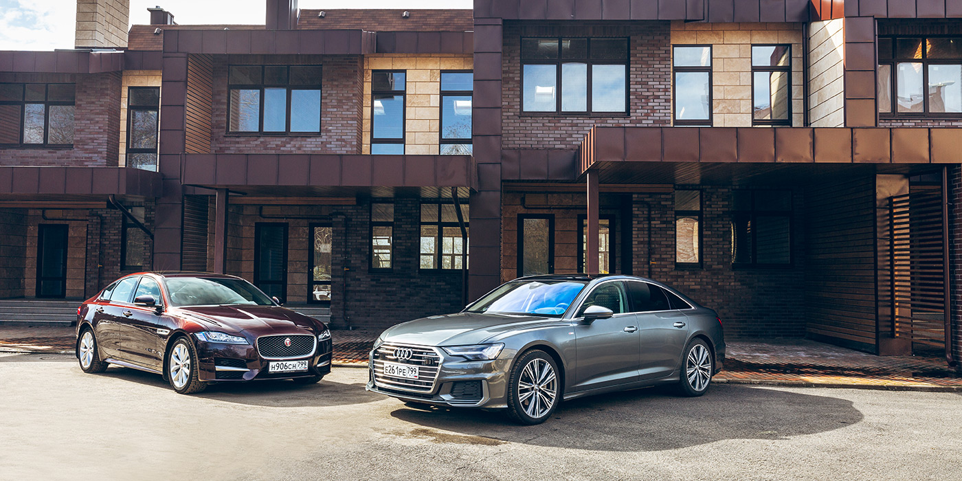 Audi A6 против Jaguar XF: выбираем бизнес-седан