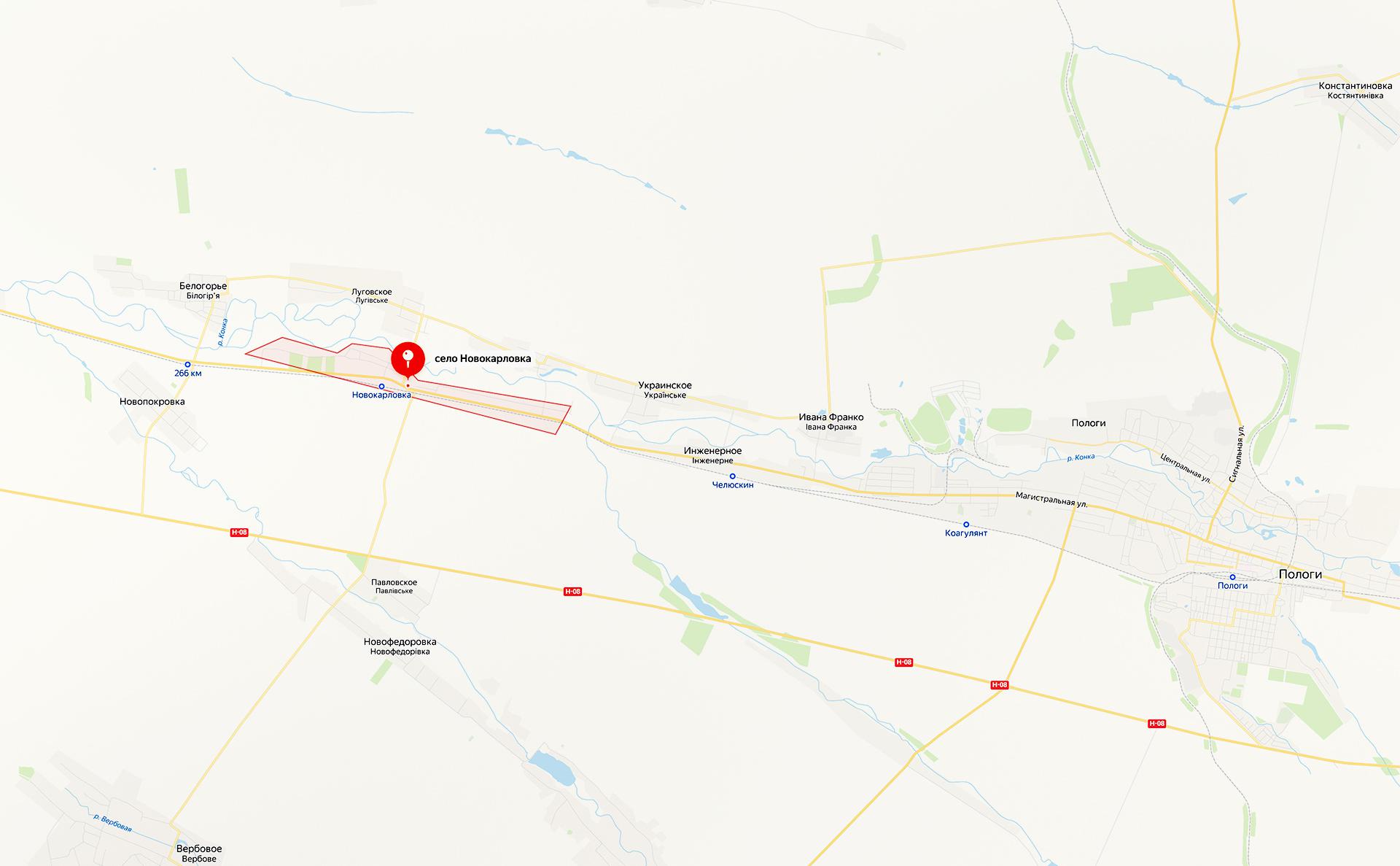В Запорожской области дрон попал в легковую машину