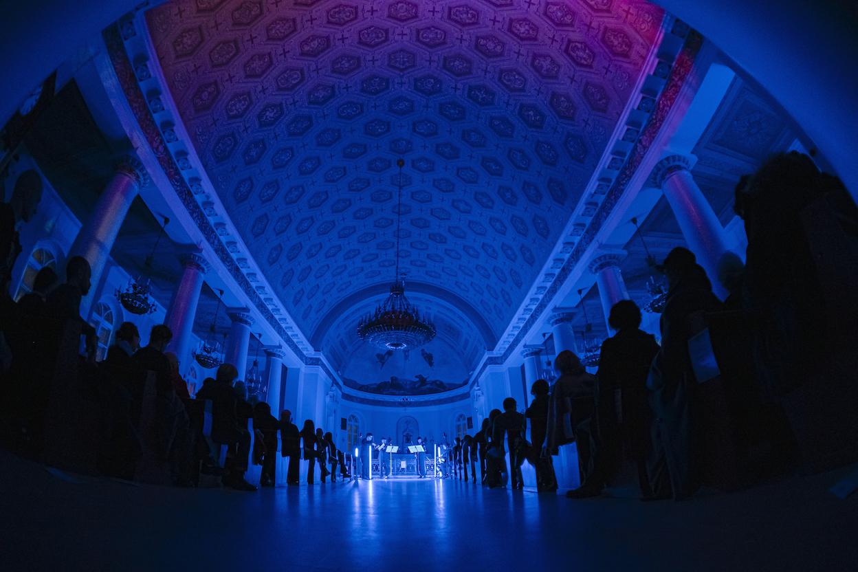 Концерт Hauntology в храме святого Людовика Французского в Москве