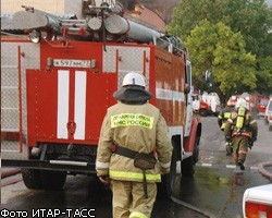 В центре Москвы горит здание Минздравсоцразвития и КС РФ