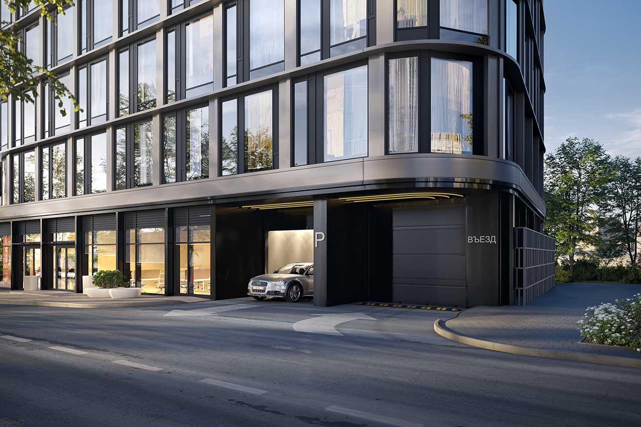 Подземный паркинг в премиум-квартале &laquo;Дом 56&raquo;