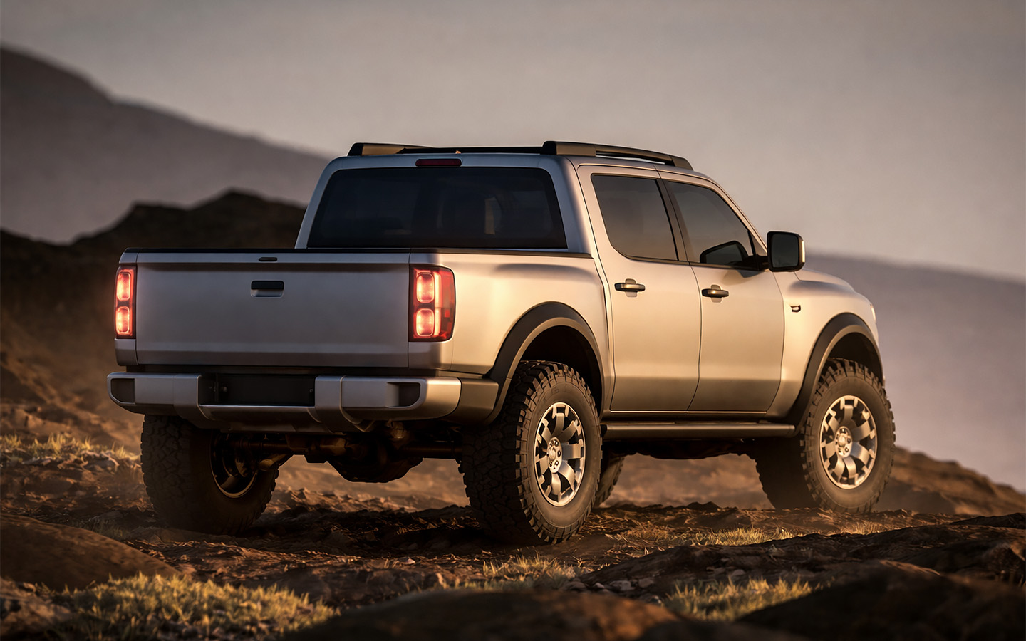 Рендерное изображение пикапа Hyundai Boulder