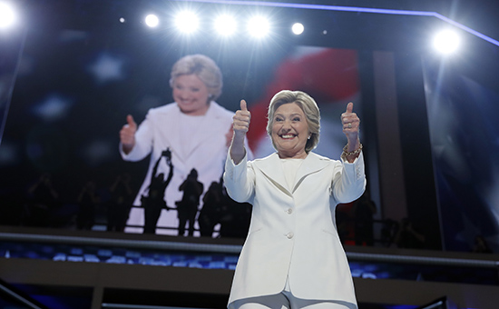Хиллари Клинтон дала согласие на участие в президентских выборах от Демократической партии США


