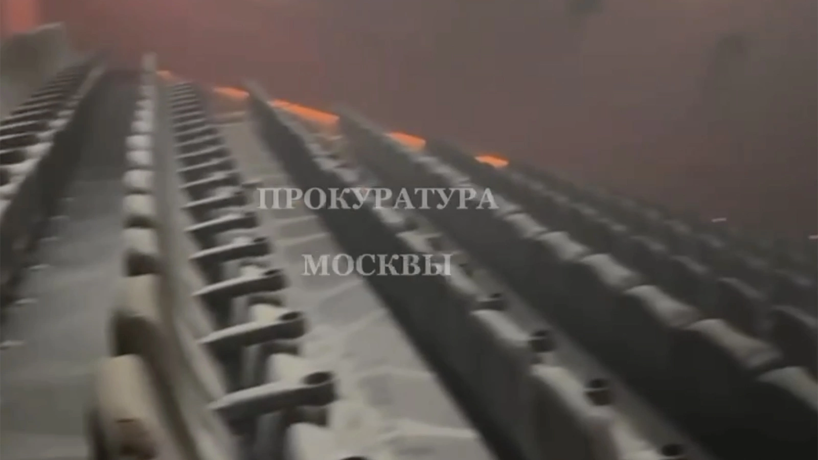 Cгоревшие сиденья в кинотеатре ТЦ «Авиапарк»