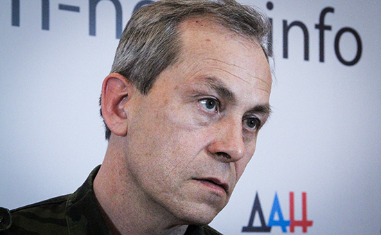 Заместитель командира ополчения Донецкой народной республики (ДНР) Эдуард Басурин