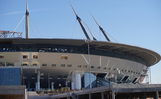 Строительство стадиона &laquo;Зенит Арена&raquo; в Санкт-Петербурге


