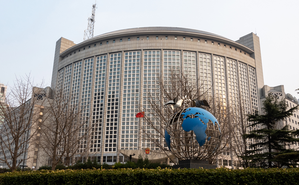 Вид на здание МИД КНР
