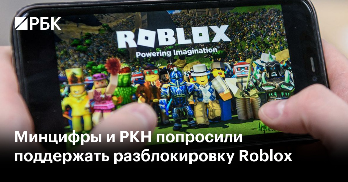 Минцифры и РКН попросили поддержать разблокировку Roblox