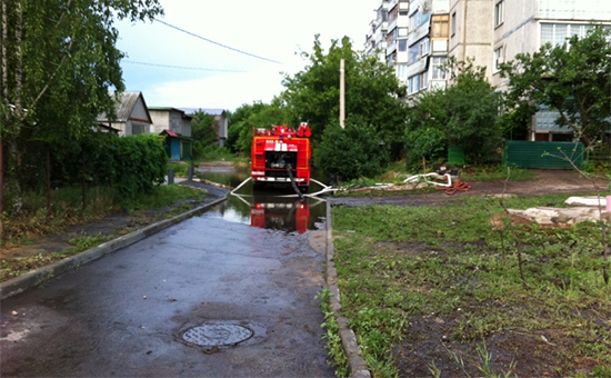 Во время потопа в Воронеже