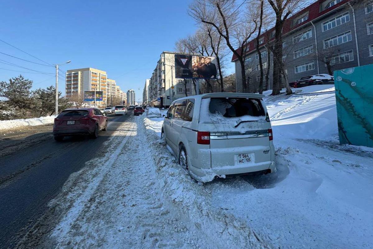 Снегопад во Владивостоке, 11 января 2026 года