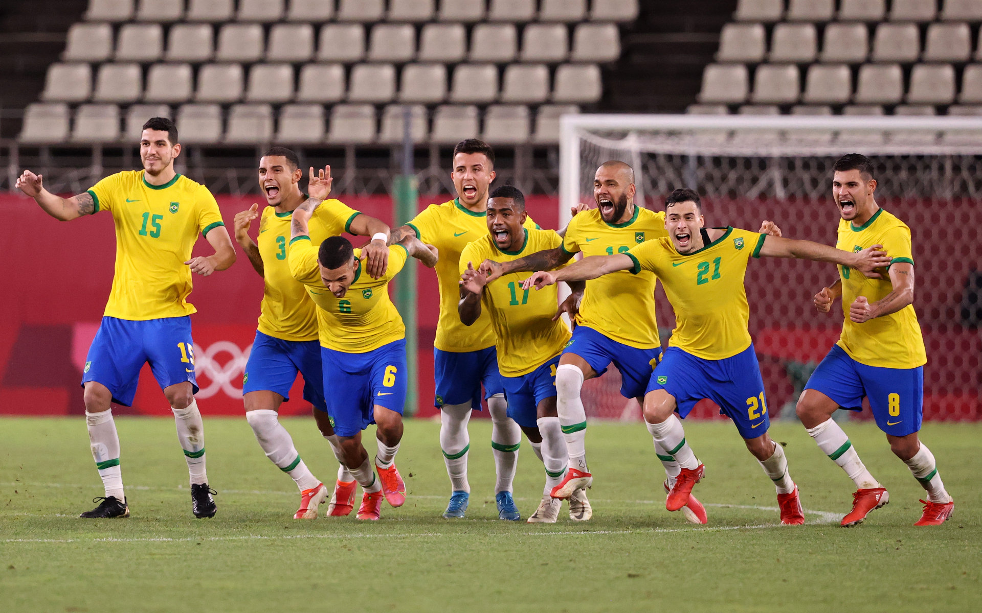 Фото: Игроки сборной Бразилии (Atsushi Tomura/Getty Images)