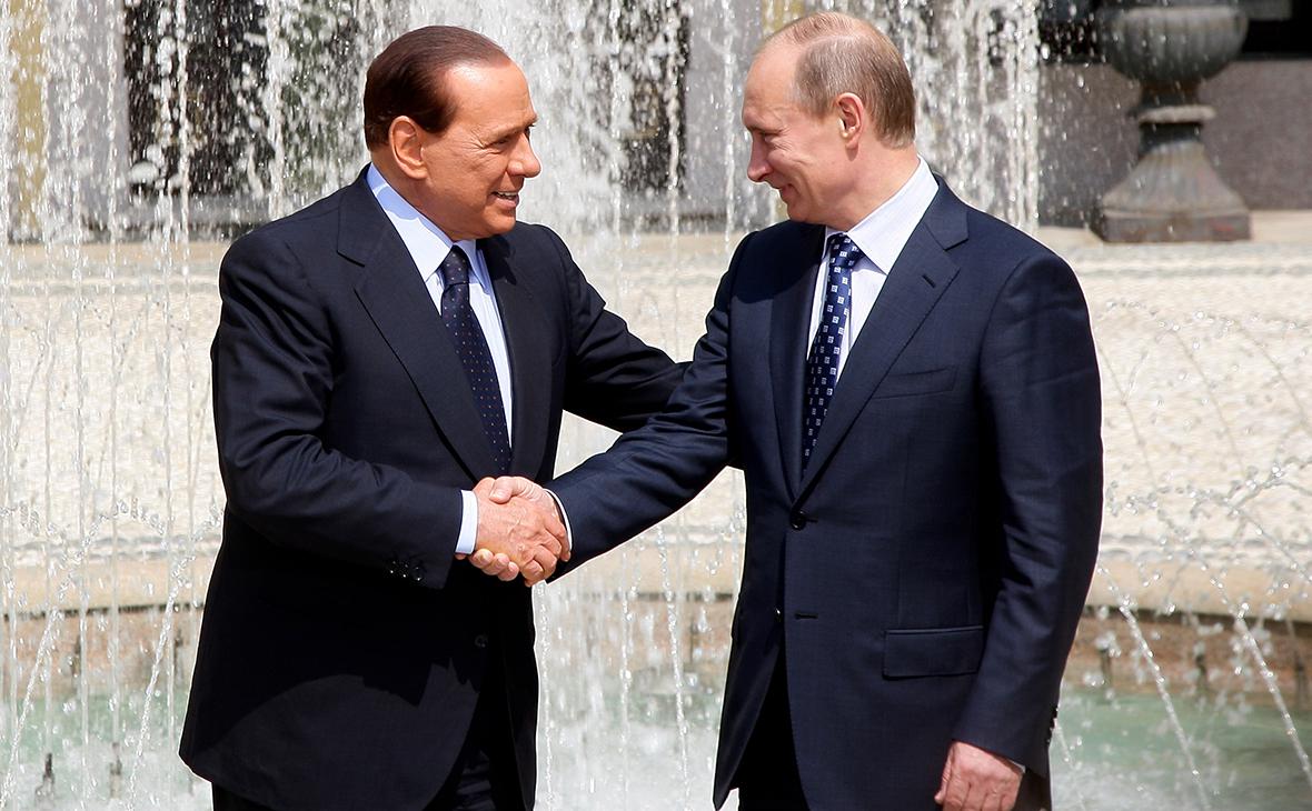 Путин в соболезновании назвал Берлускони своим настоящим другом — РБК
