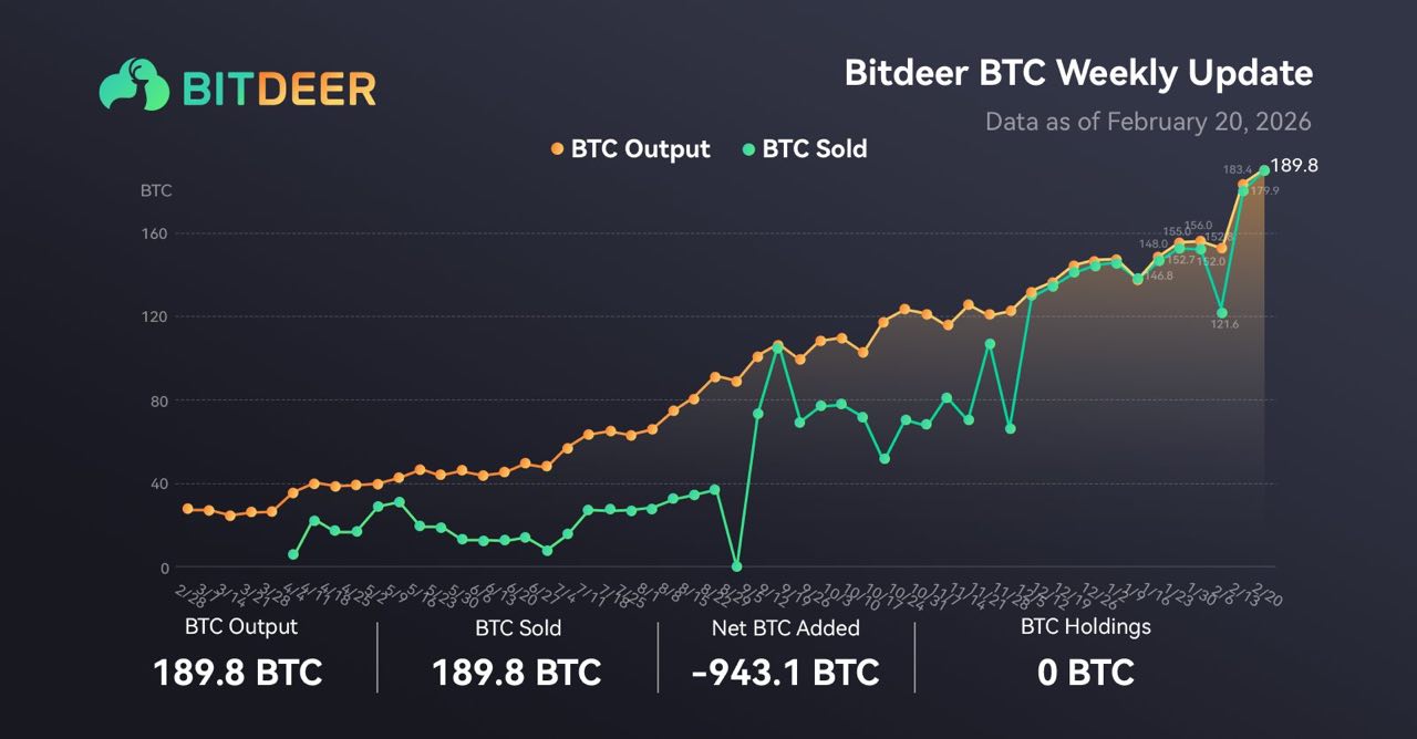 График добытых и проданных биткоинов Bitdeer. Источник: Bitdeer