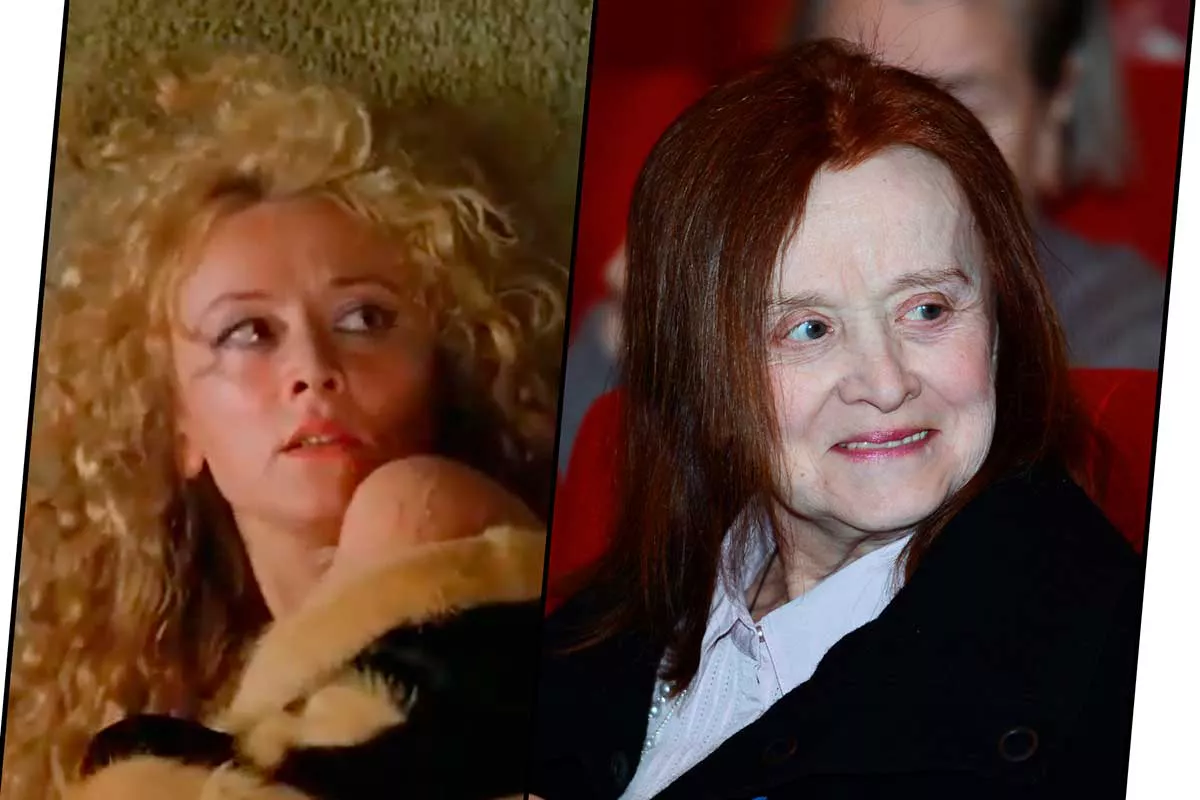 Маргарита Терехова в мини-сериале «Д'Артаньян и три мушкетера» в роли Миледи (1979 год) и на юбилейном вечере Сергея Колесникова в 2015 году