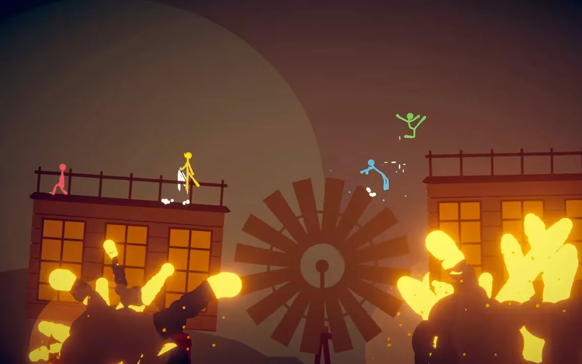 Скриншот из игры Stick Fight: The Game