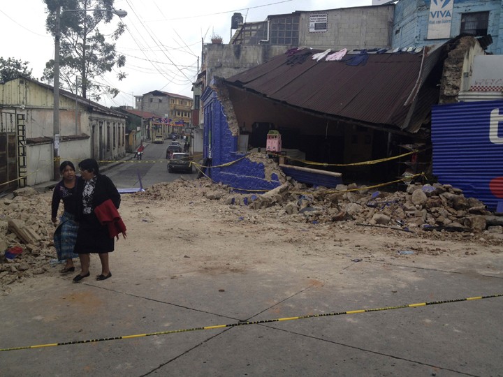 Мощное землетрясение в Гватемале 