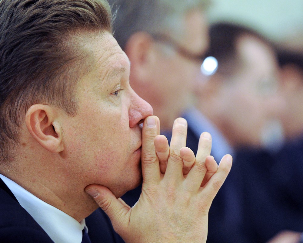 Глава российского газового концерна Газпром Алексей Миллер