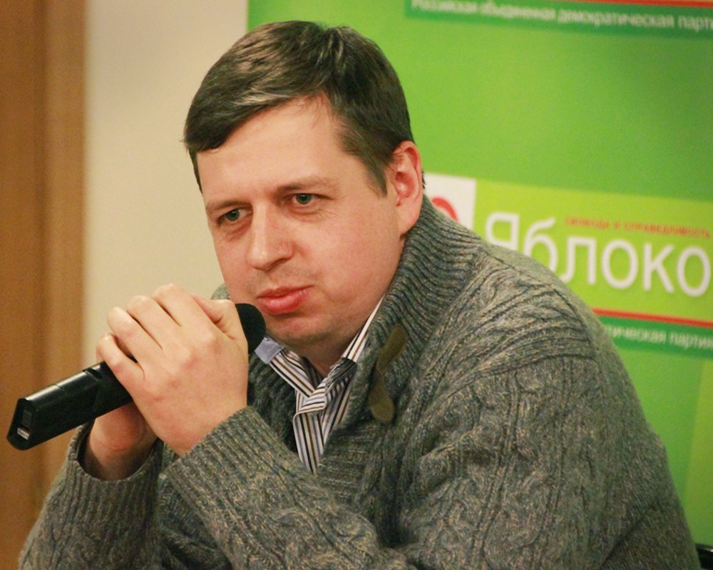 Член МГИК от партии «Яблоко» Михаил Петров 