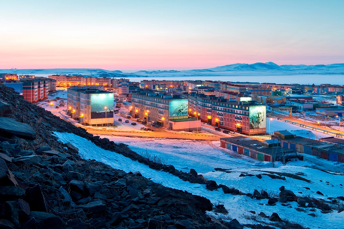 На новогодние праздники в Анадыре бывает холодно, а морозы в январе тут бывают до -39 градусов Цельсия