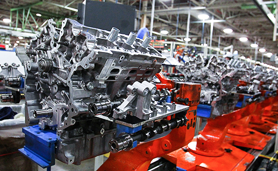 Производство двигателей Ford на&nbsp;заводе в&nbsp;Огайо, США