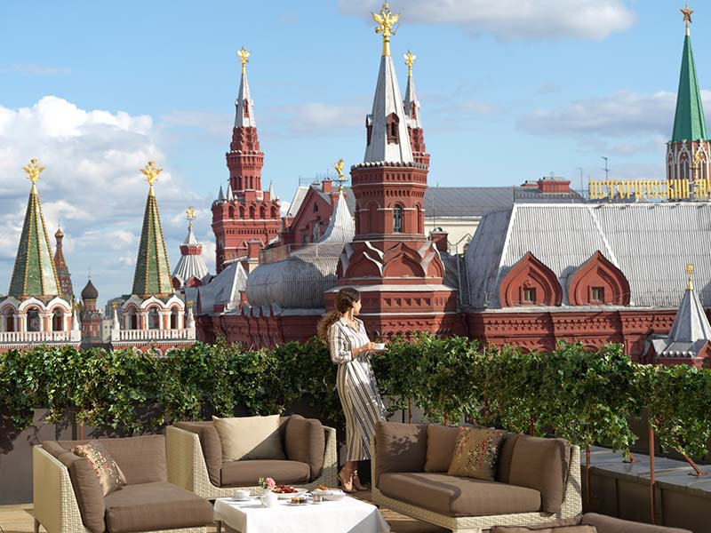 Терраса люкса Four Seasons Hotel Moscow