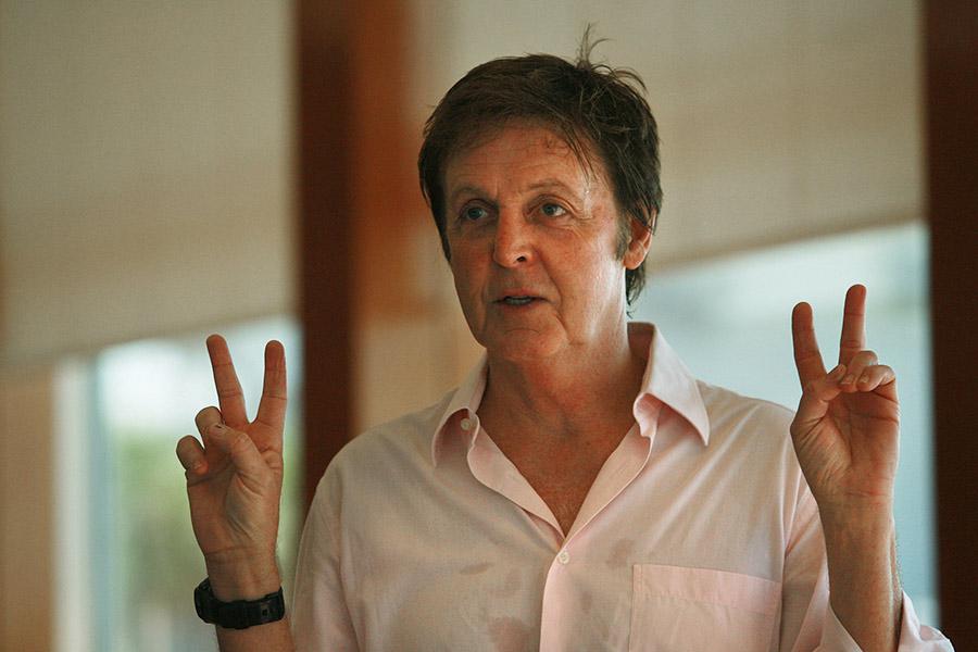 Пол Маккартни в 2008 году