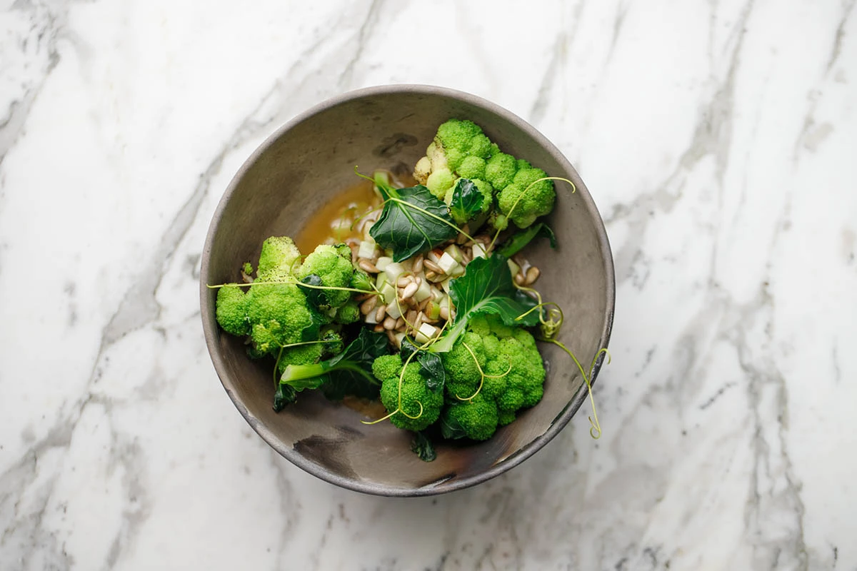 Брокколи с «Бер бланом»