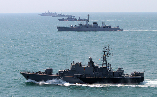 Военные корабли НАТО в Средиземном море