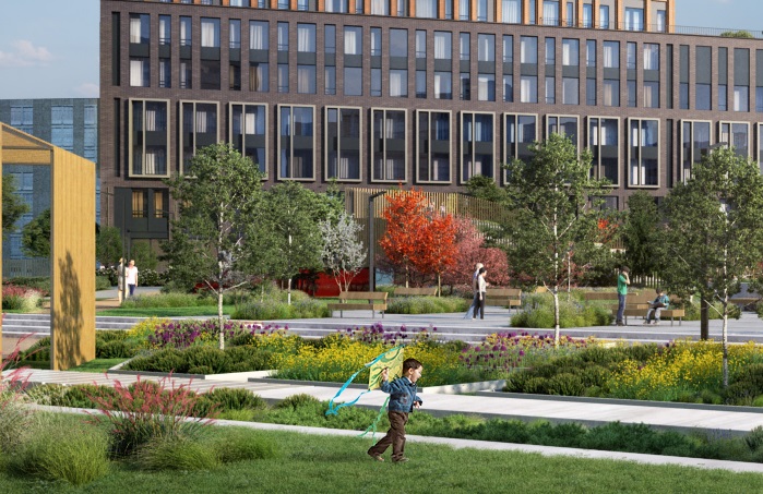 Gillespies создаст ландшафтный парк в комплексе апартаментов «Правда»