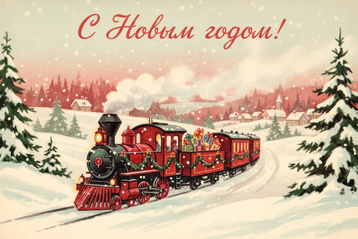 Открытки с Новым годом-2026: 15 красивых и оригинальных вариантов