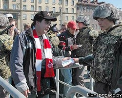 Питерская милиция готовится к встрече фанатов "Спартака"