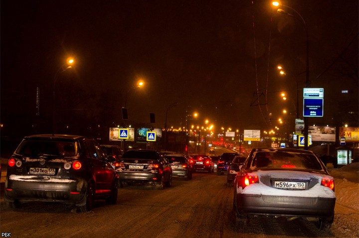 В Москве сложилась критическая дорожная обстановка